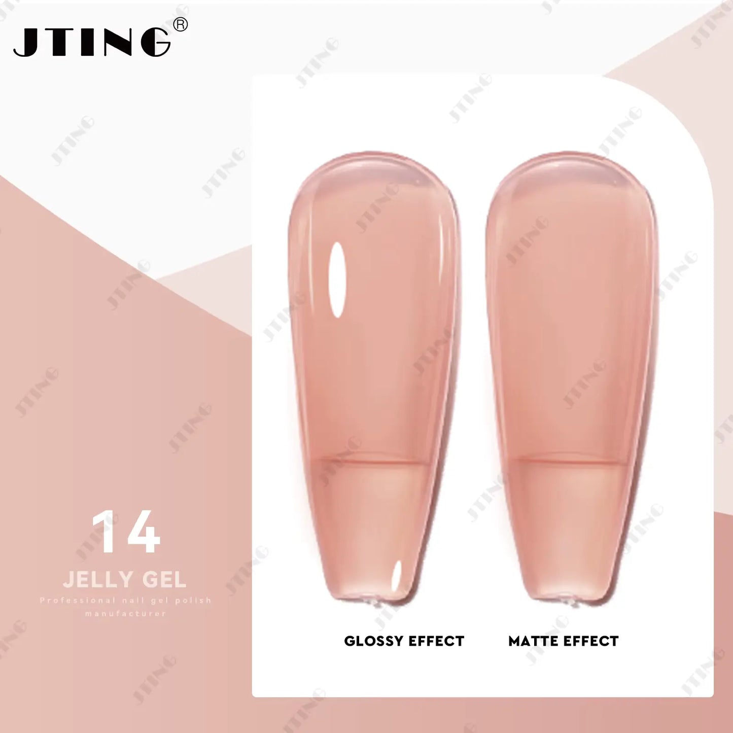 Shellac "Nude Jelly Gel" - Gel lakk Polish - 48 Farger
