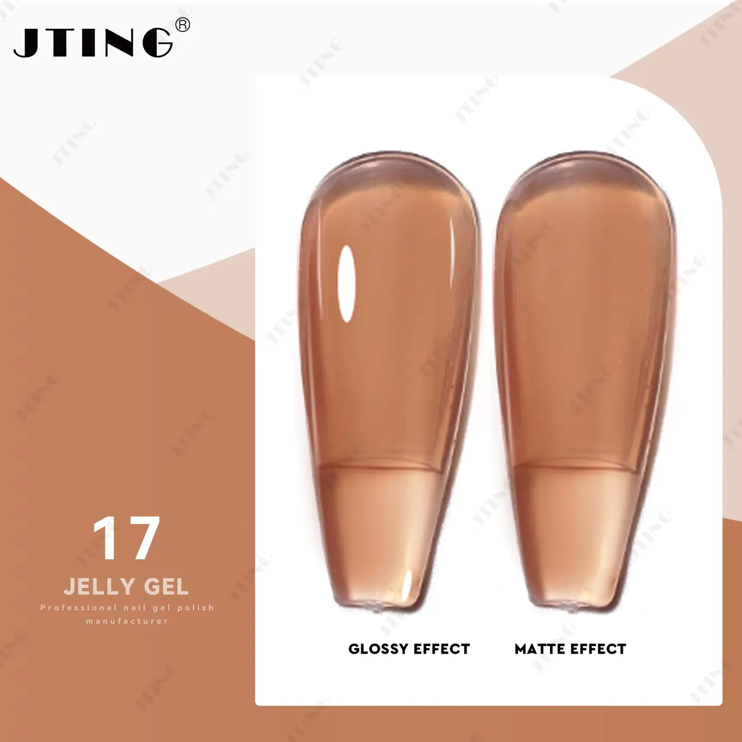 Shellac "Nude Jelly Gel" - Gel lakk Polish - 48 Farger