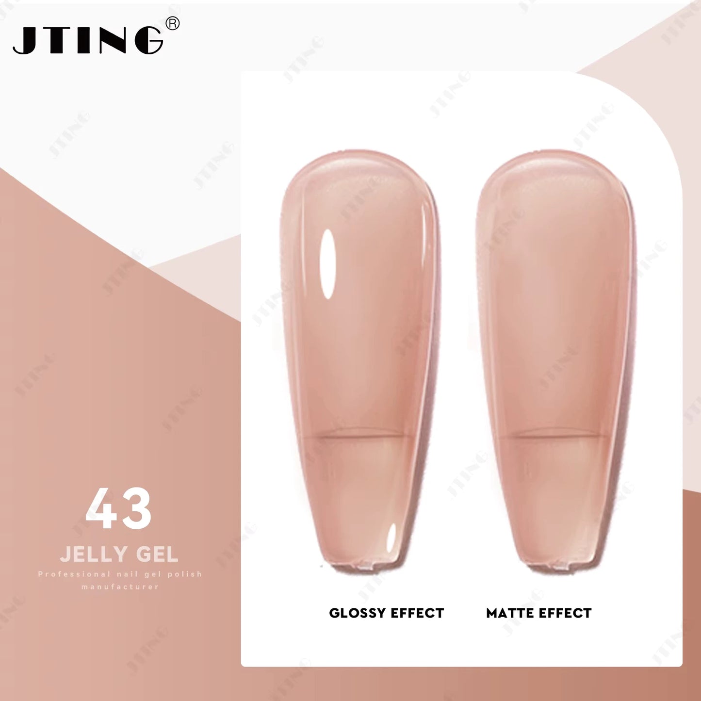 Shellac "Nude Jelly Gel" - Gel lakk Polish - 48 Farger