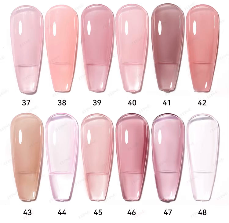 Shellac "Nude Jelly Gel" - Gel lakk Polish - 48 Farger