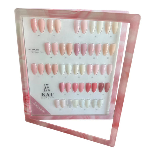 Kat Beauty Rosa & Nude Gelelakk - 24 Farger Komplett sett