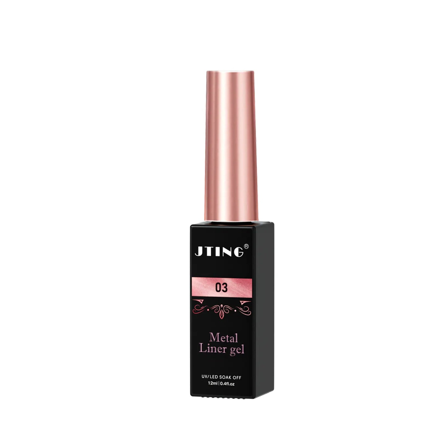 Liner Gel farger 12 serie Metal – Metallisk Nail Art Design