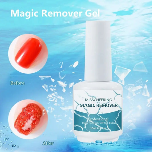Magic Remover Gel - Gelelakk / Shellac fjerner - flaske 15ml
