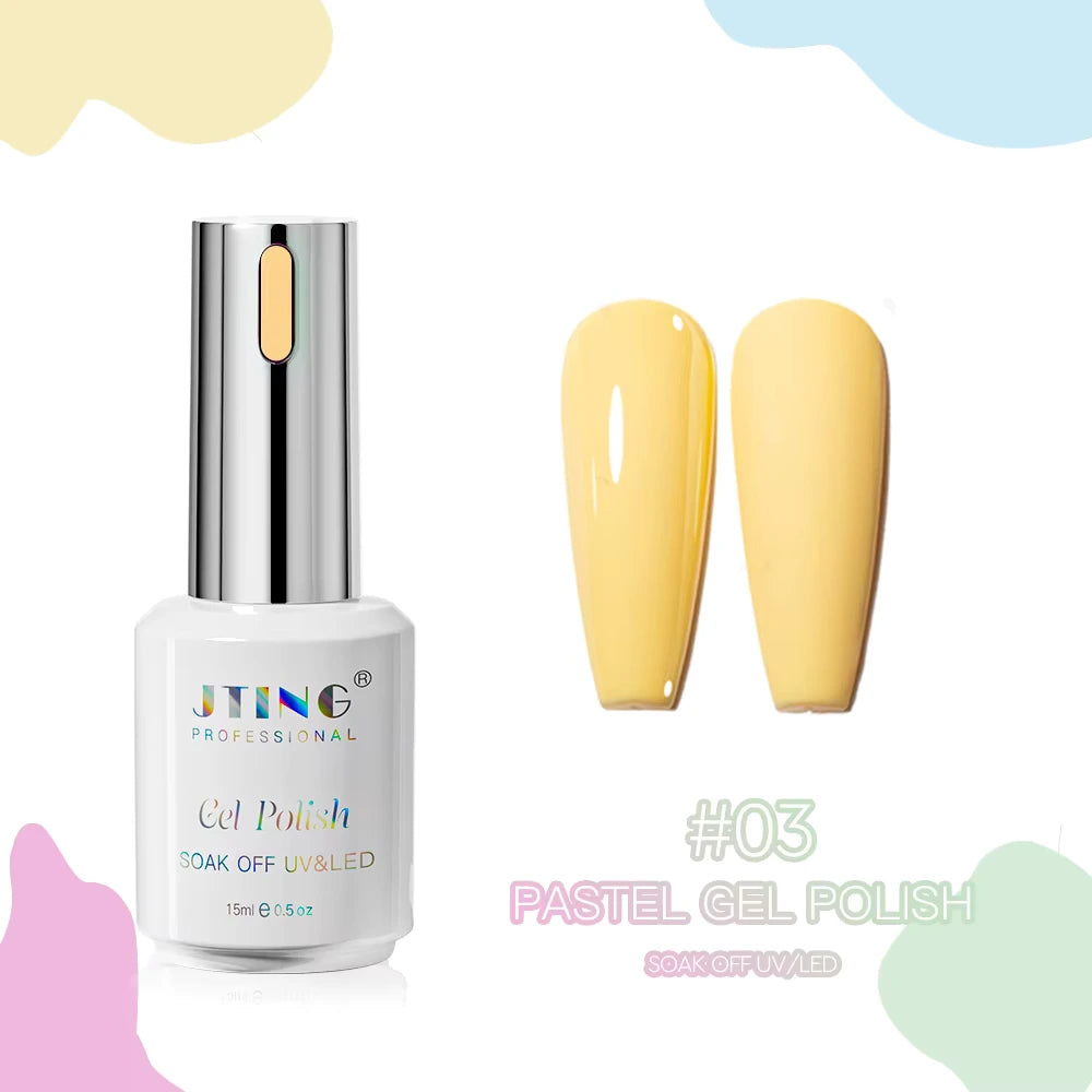 Shellac/Gel lakk - "Pastel" 24 Farger - Gel Polish kit