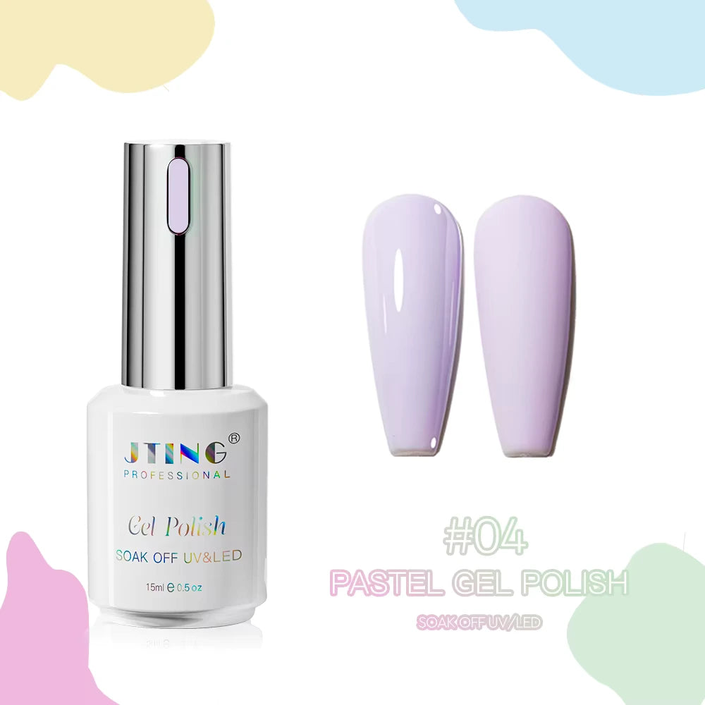 Shellac/Gel lakk - "Pastel" 24 Farger - Gel Polish kit