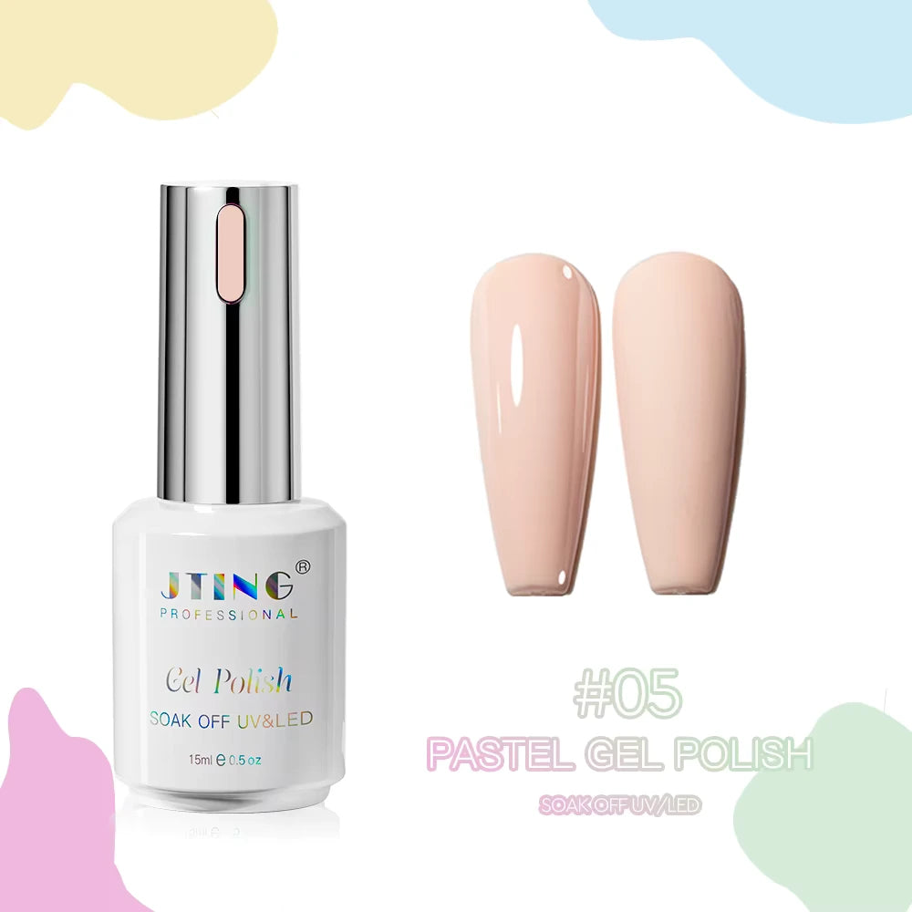 Shellac/Gel lakk - "Pastel" 24 Farger - Gel Polish kit