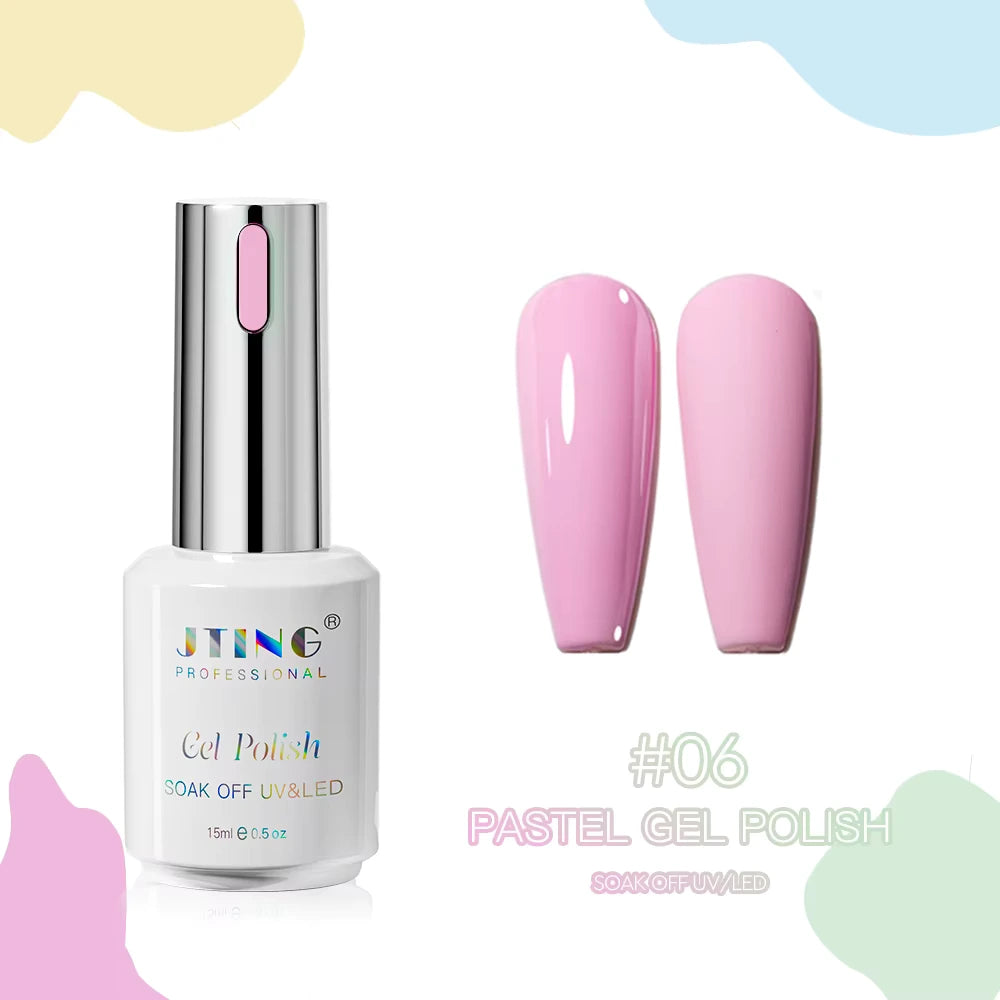 Shellac/Gel lakk - "Pastel" 24 Farger - Gel Polish kit