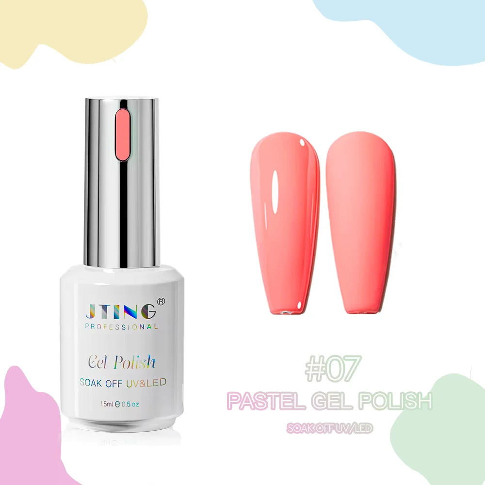 Shellac/Gel lakk - "Pastel" 24 Farger - Gel Polish kit