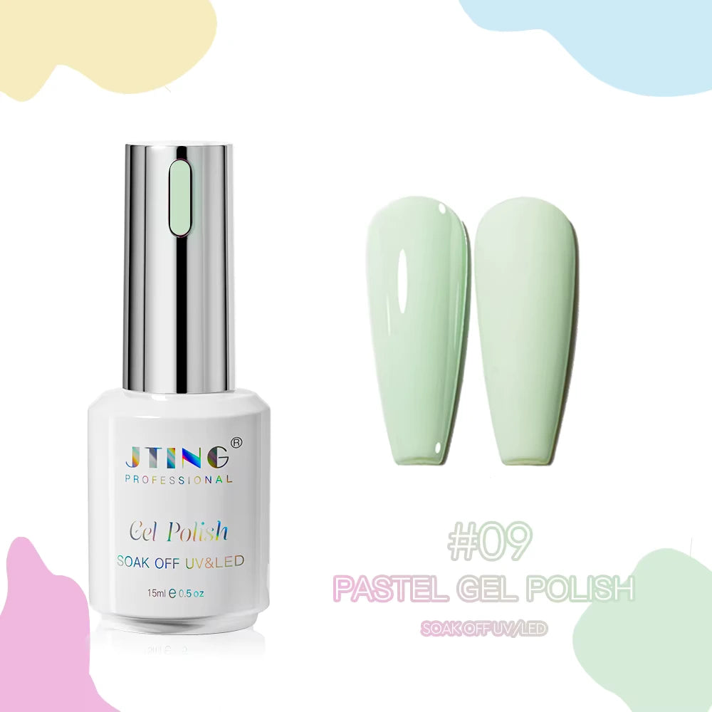 Shellac/Gel lakk - "Pastel" 24 Farger - Gel Polish kit