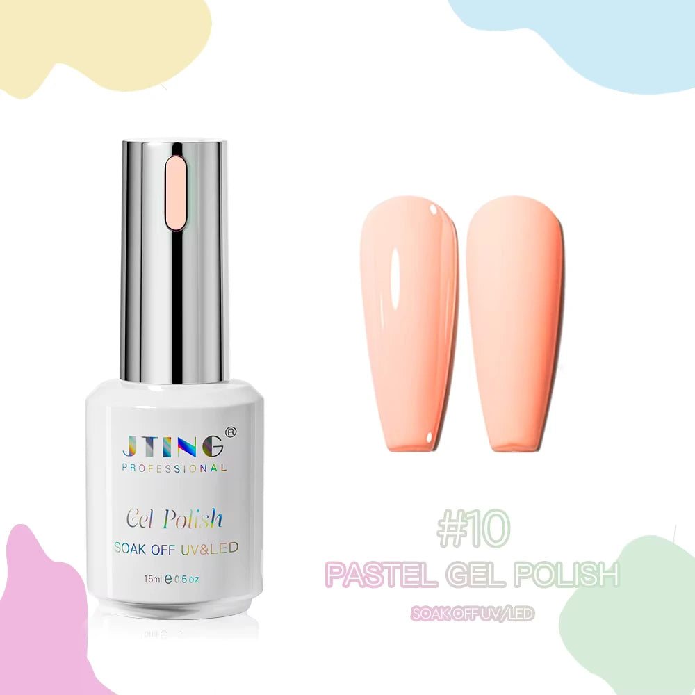 Shellac/Gel lakk - "Pastel" 24 Farger - Gel Polish kit