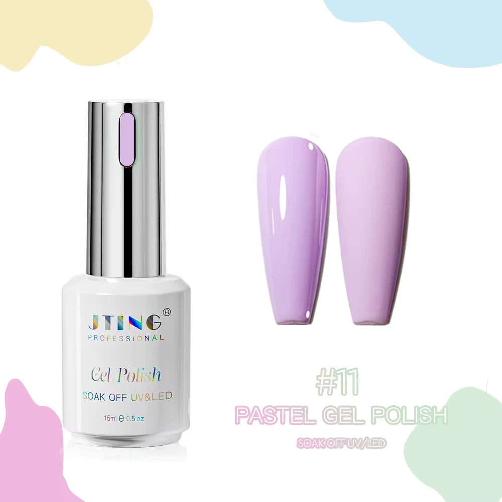 Shellac/Gel lakk - "Pastel" 24 Farger - Gel Polish kit