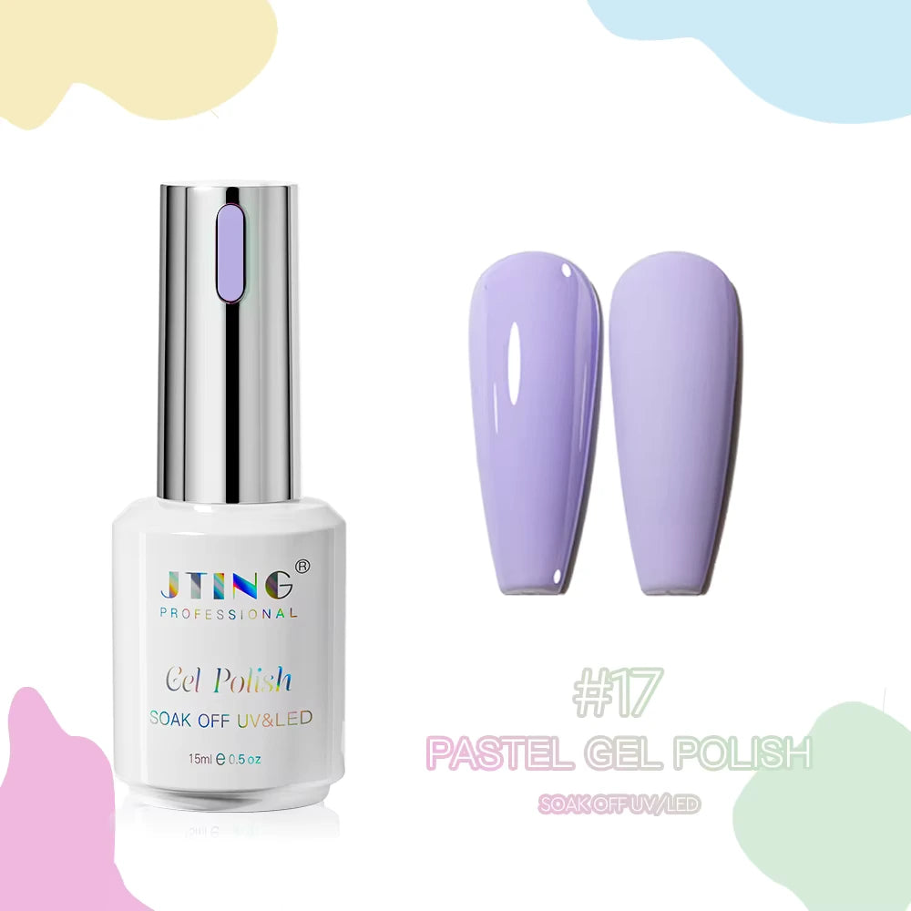 Shellac/Gel lakk - "Pastel" 24 Farger - Gel Polish kit