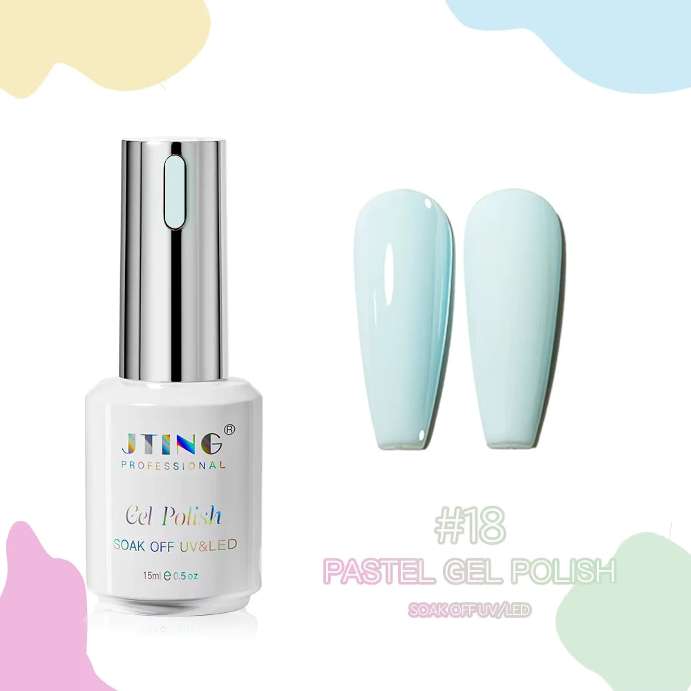 Shellac/Gel lakk - "Pastel" 24 Farger - Gel Polish kit