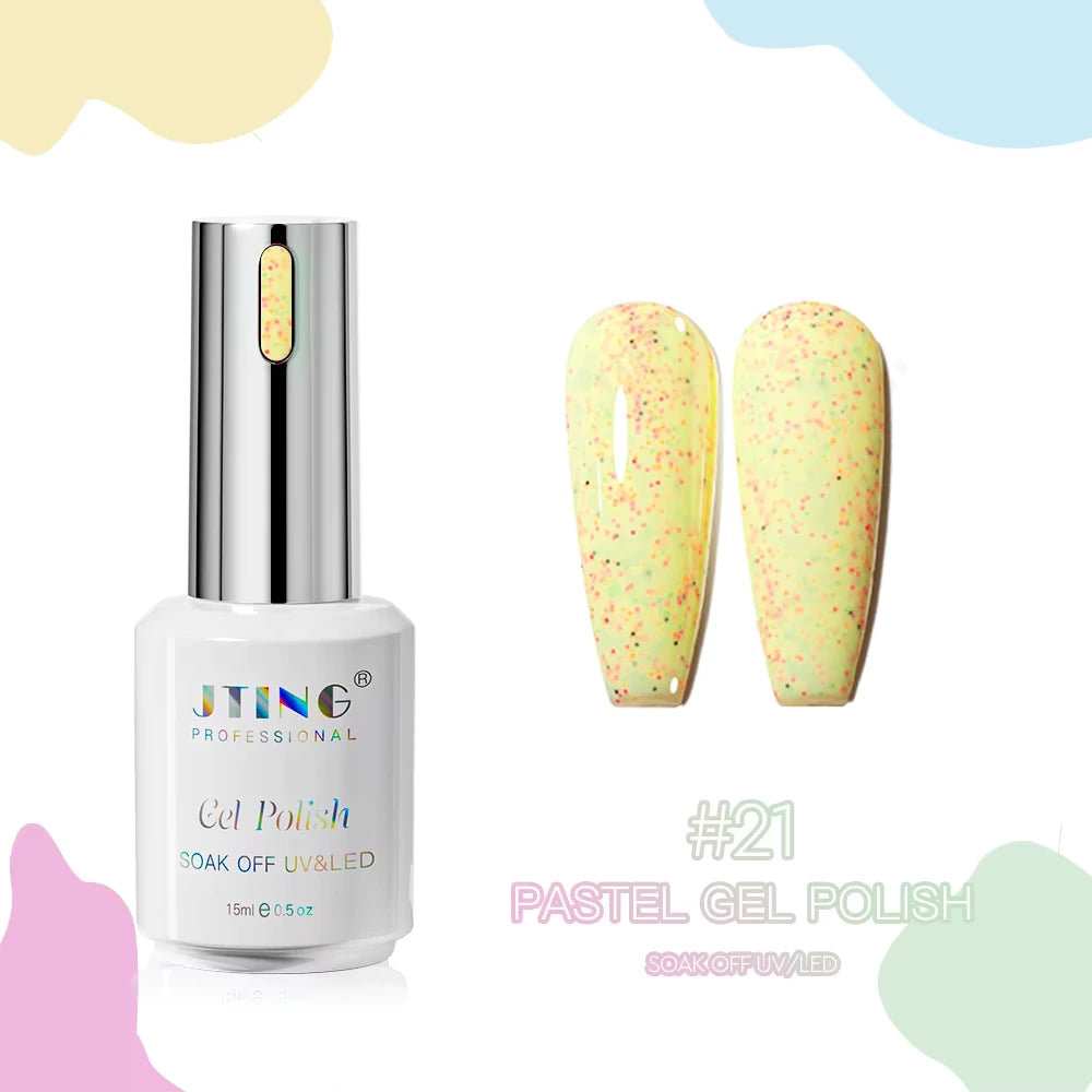 Shellac/Gel lakk - "Pastel" 24 Farger - Gel Polish kit