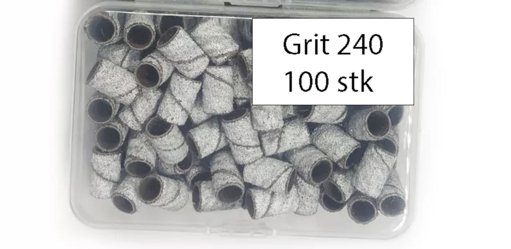 Sanding band drill bit - 240 grit - 100stk