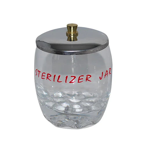 Steriliseringsglass med metall lokk 200ml - Desinfisering av metallutstyr