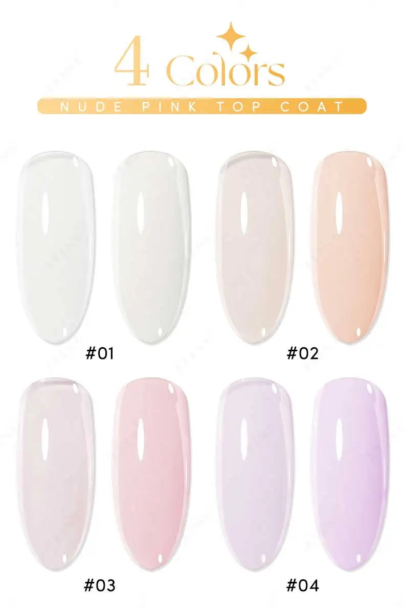 Nude Pink Top Coat - 4 farger