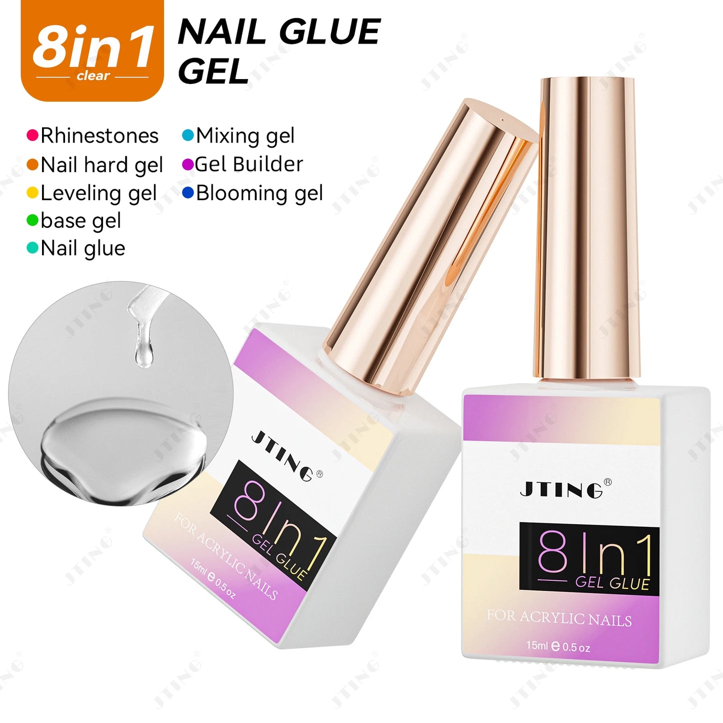 8 i 1 multifunksjonell Gele - Clear (gjennomsiktig) jTing