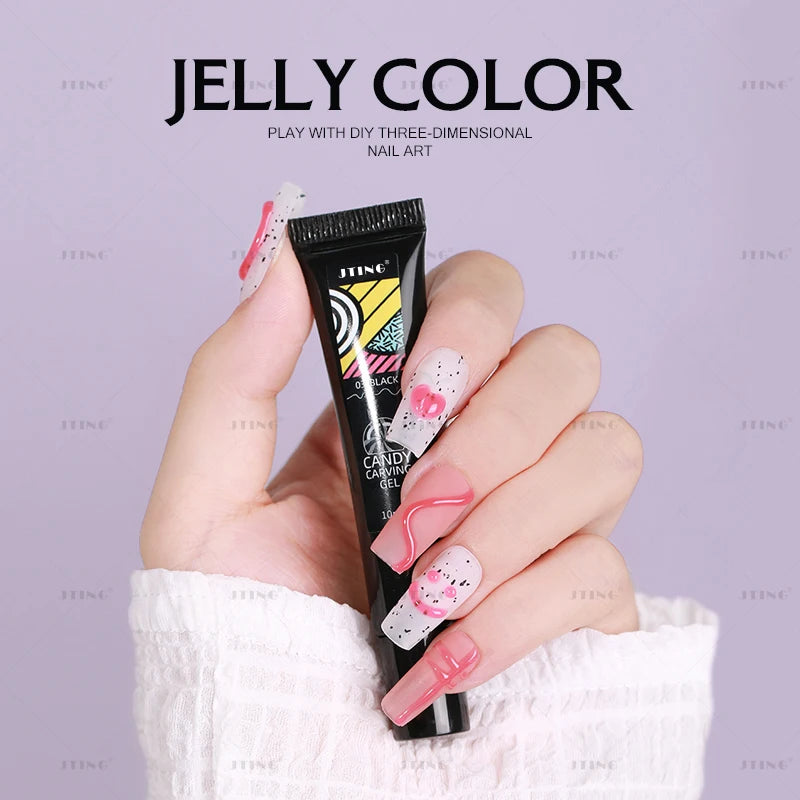 Candy 3D modellering soft gel - 12 farger