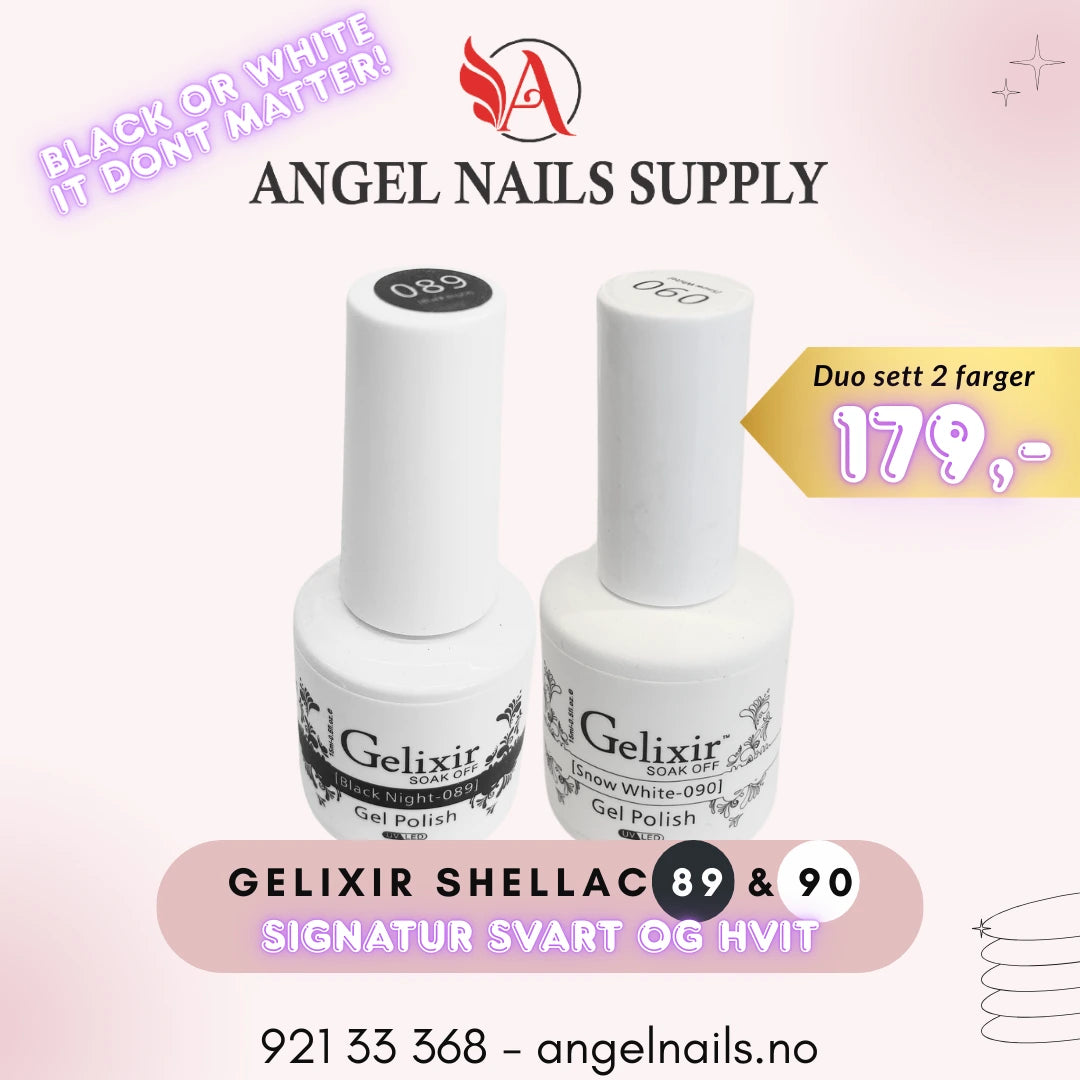 Gelixir -Black & White Duo Set – #89 & #90