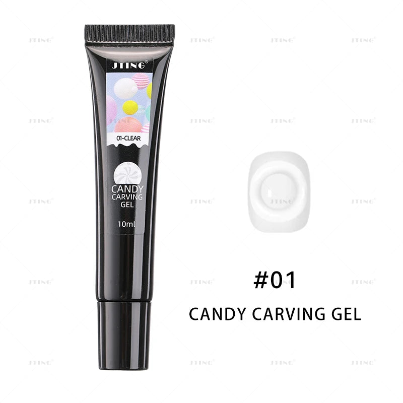 Candy 3D modellering soft gel - 12 farger