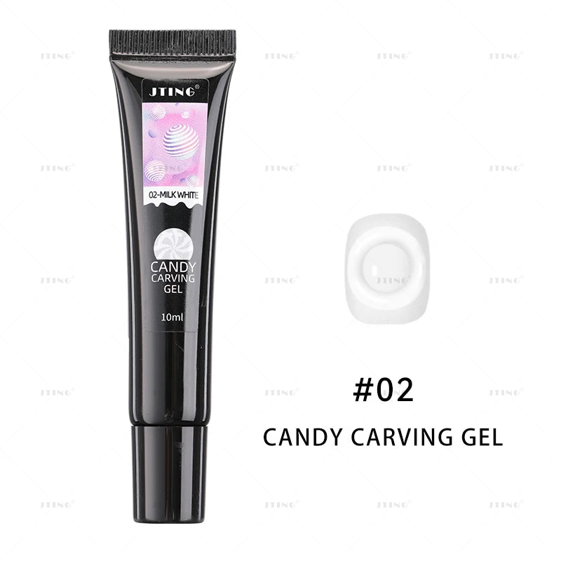 Candy 3D modellering soft gel - 12 farger