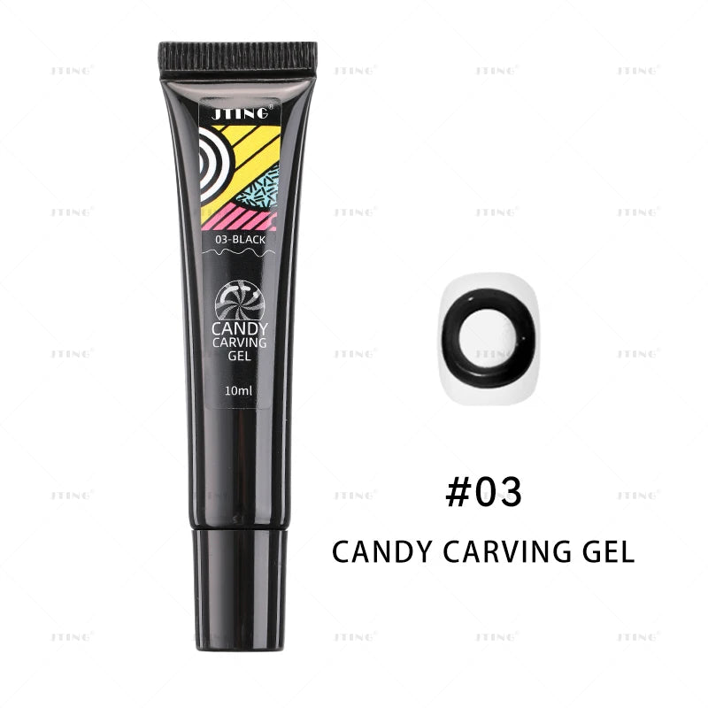 Candy 3D modellering soft gel - 12 farger
