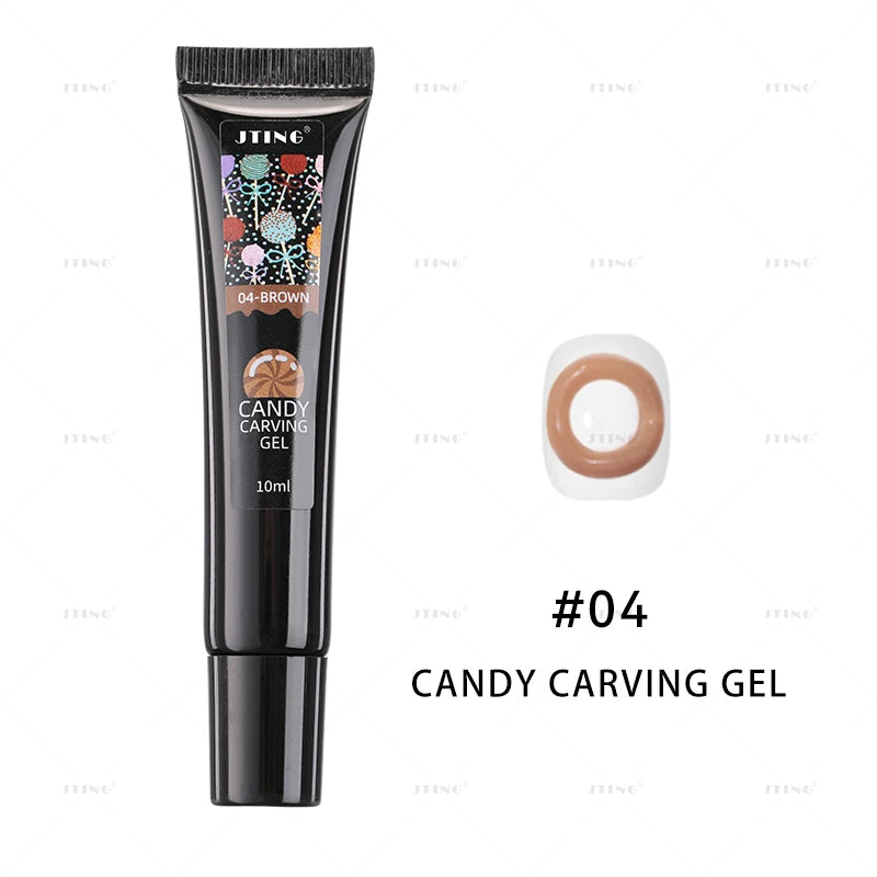 Candy 3D modellering soft gel - 12 farger
