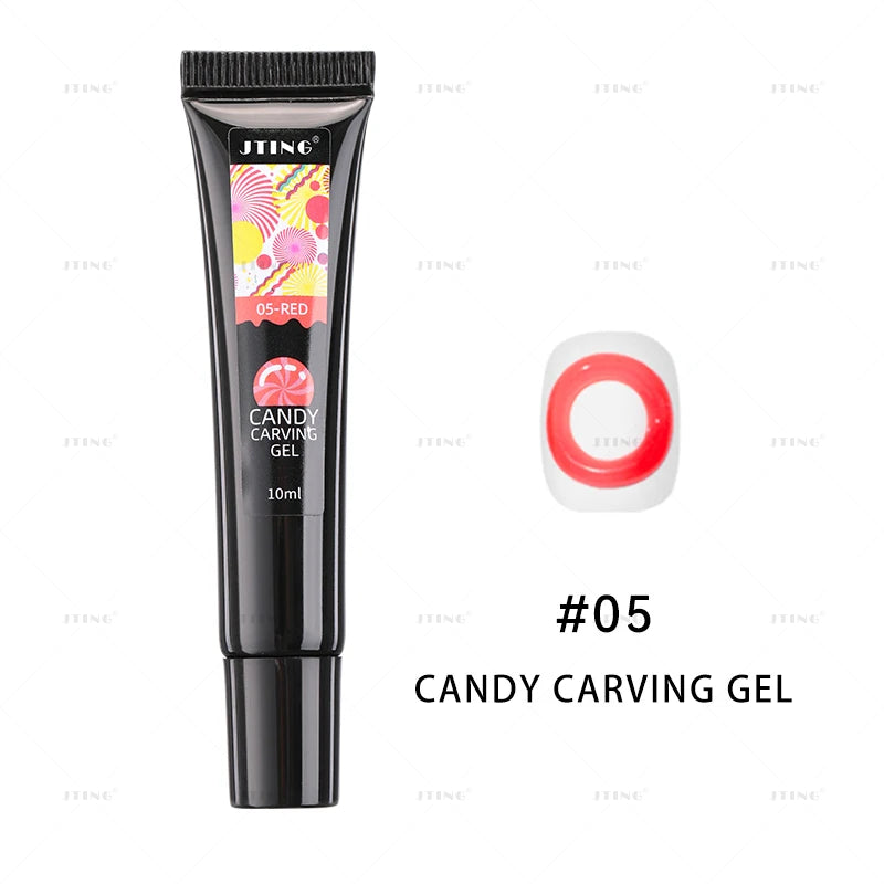 Candy 3D modellering soft gel - 12 farger