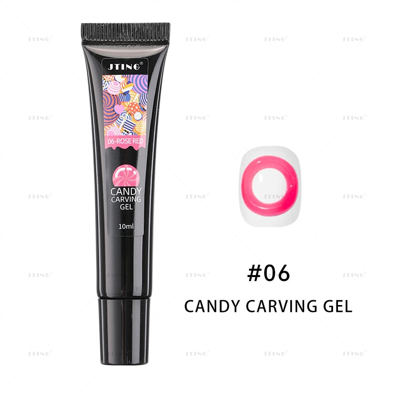 Candy 3D modellering soft gel - 12 farger