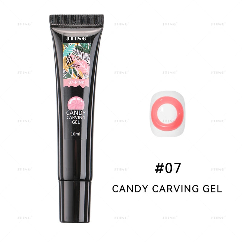 Candy 3D modellering soft gel - 12 farger