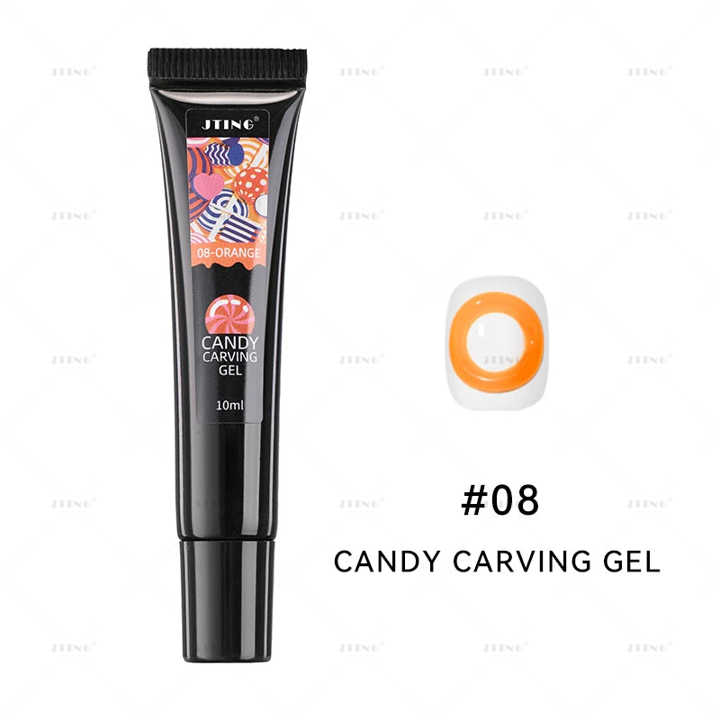 Candy 3D modellering soft gel - 12 farger