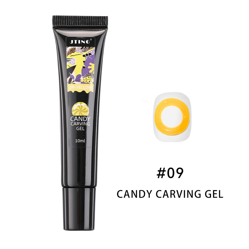 Candy 3D modellering soft gel - 12 farger