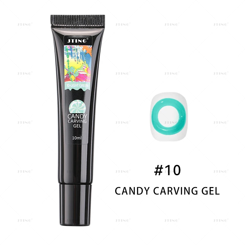 Candy 3D modellering soft gel - 12 farger