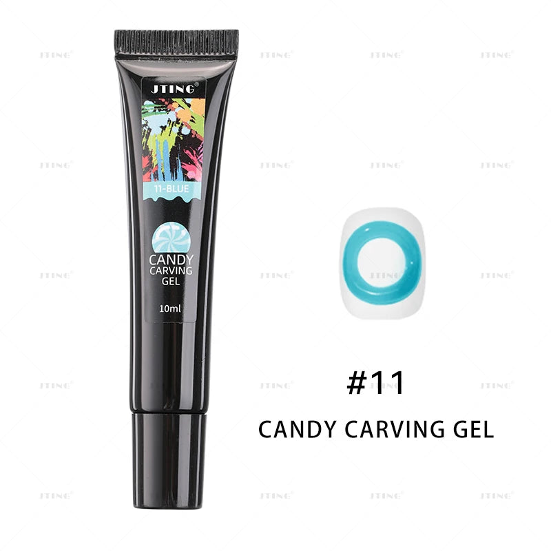 Candy 3D modellering soft gel - 12 farger