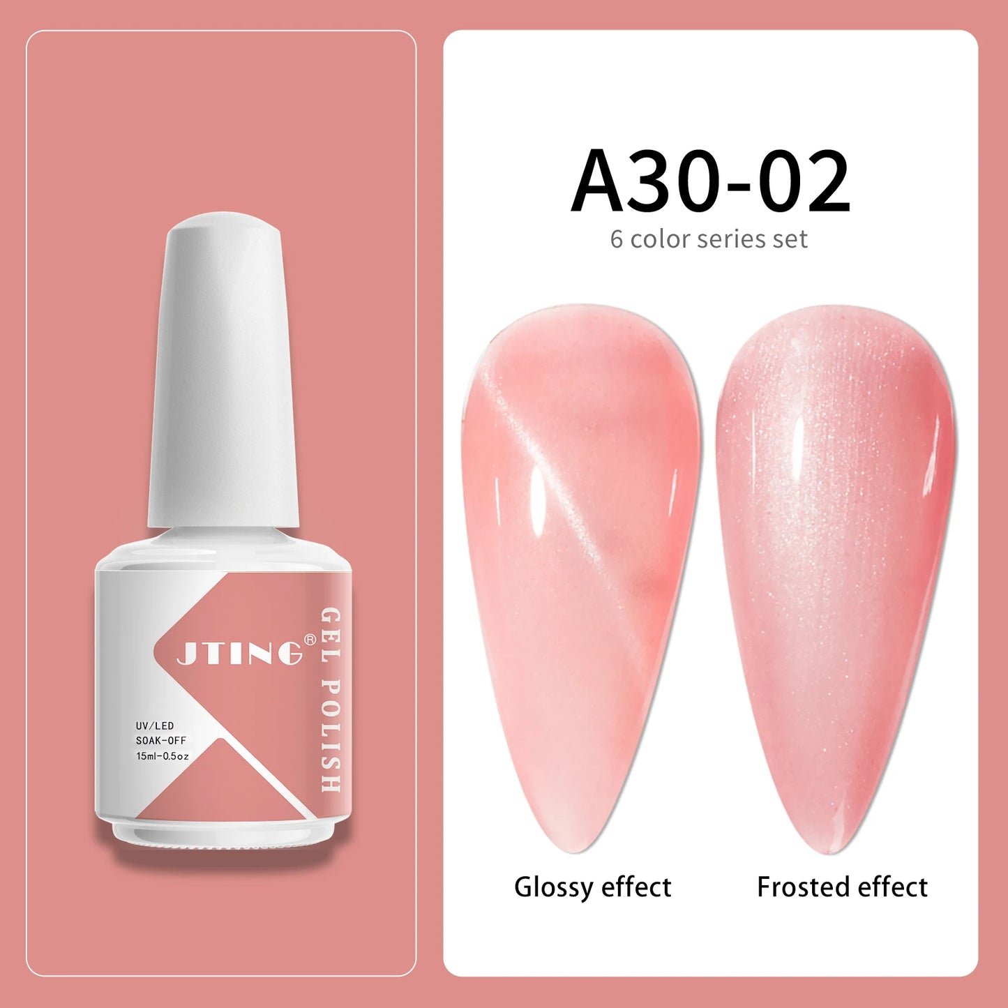 A30 Cat Eye 15ml - Gelelakk - 6 farger (Gloss/Frostet)