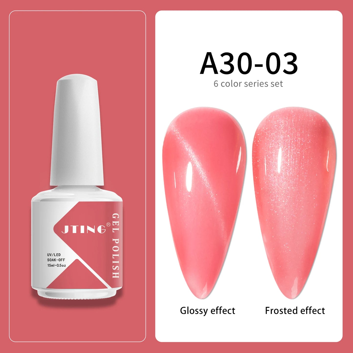 A30 Cat Eye 15ml - Gelelakk - 6 farger (Gloss/Frostet)