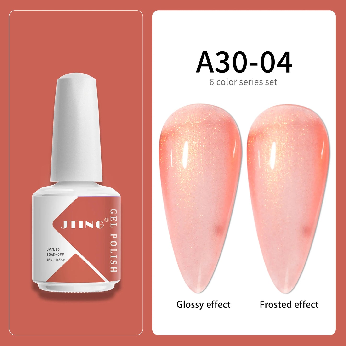 A30 Cat Eye 15ml - Gelelakk - 6 farger (Gloss/Frostet)