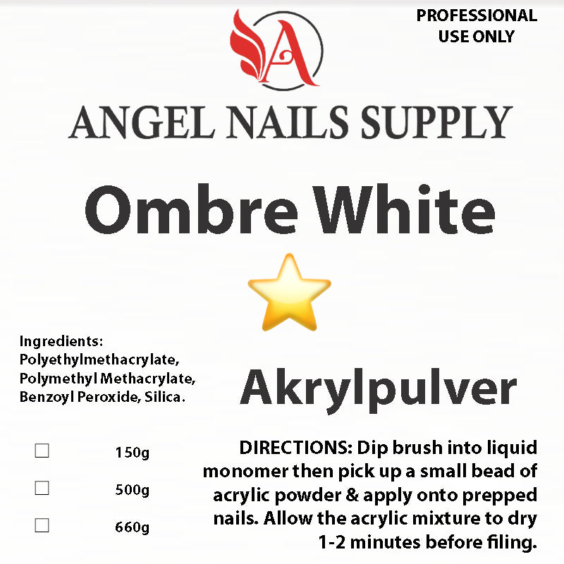 AKRYLPULVER - OMBRE WHITE