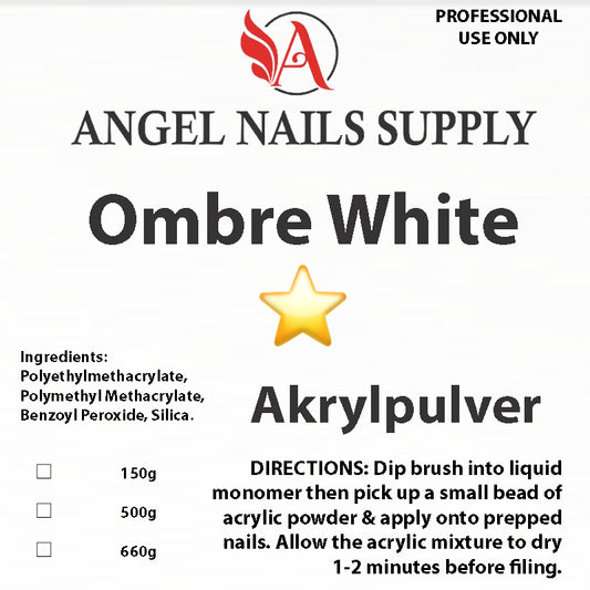 AKRYLPULVER - OMBRE WHITE