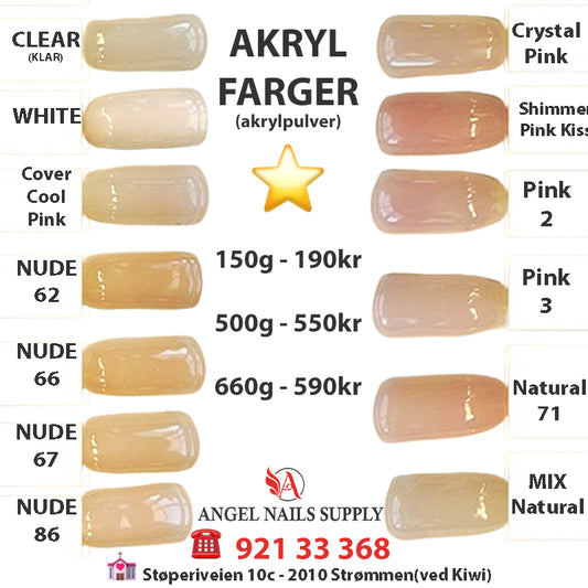 AKRYLPULVER - PINK 3