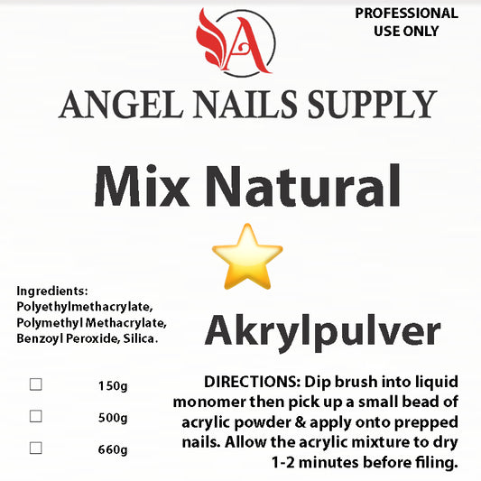 MIX NATURAL - AKRYLPULVER