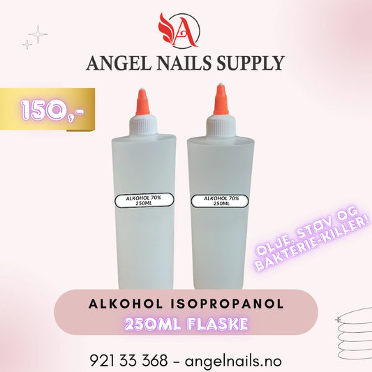 Alkohol Isopropanol 70% - 250ml Spruteflaske