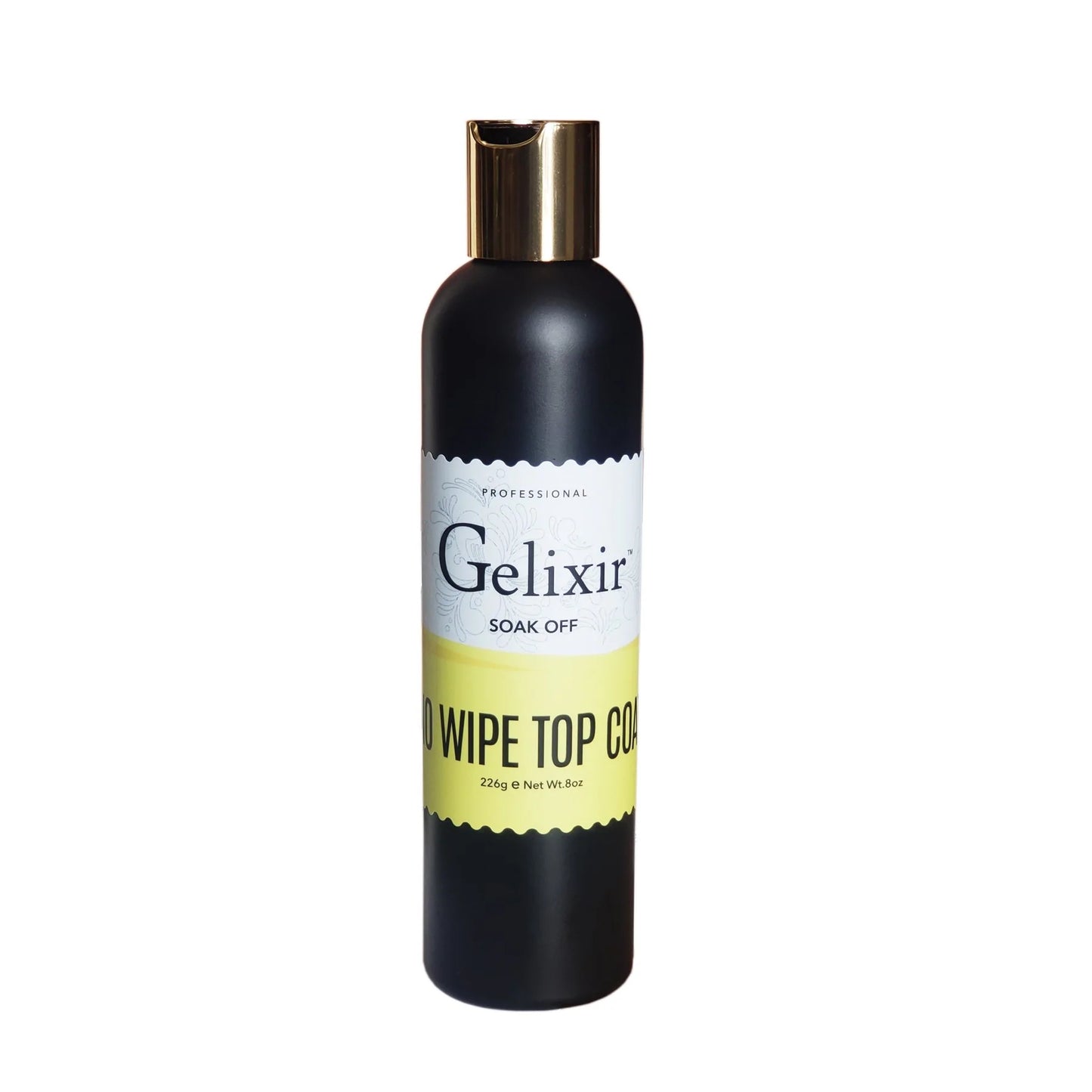 Gelixir - No Wipe Top Coat - Refill flaske 226g/8oz