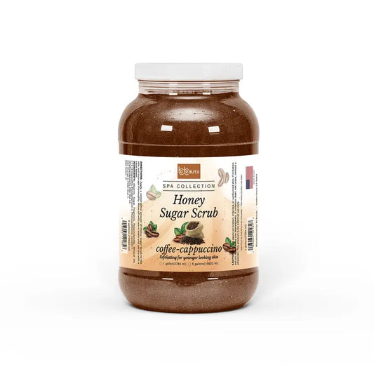 Honning Sukker Skrubb - Cappuccino Kaffe - 3,8L