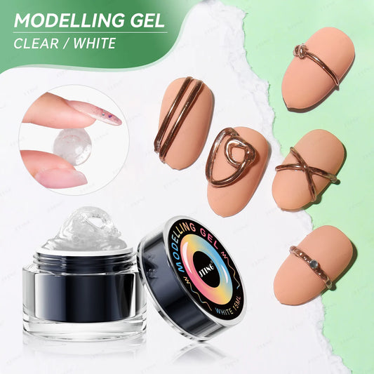 Modellering Gel - Model Gele Støp - 3D Gele Clear/Klar