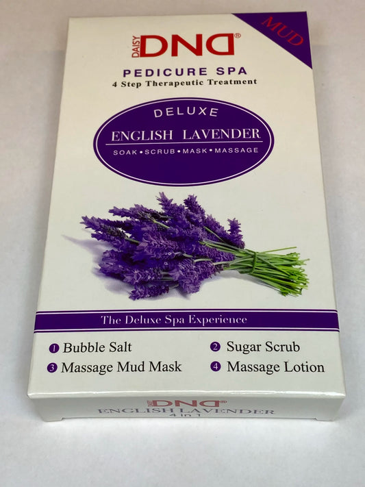 Deluxe Pedikyr Spa Behandling - 4 Trinn - Lavender - DND